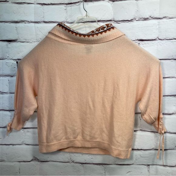 Wrangler Retro Oversized Sweater SZ XXL Cowl Neck Winter Pattern Detail Fuzzy - Picture 2 of 10